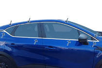 Renault Captur 2019- Full Window Trim Set (16 pcs, Stainless Steel) photo 1