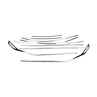 Full Window Trim Set (16 pcs, Stainless Steel) Renault Captur 2019- photo 2