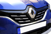 Renault Captur 2019- Chrome Grille Covers (6 pcs, Stainless Steel) photo 1