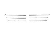Renault Captur 2019- Chrome Grille Covers (6 pcs, Stainless Steel) photo 2