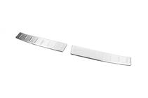 Renault Clio IV 2012-2019 Rear bumper protector HB (2 pcs, stainless steel) photo 3