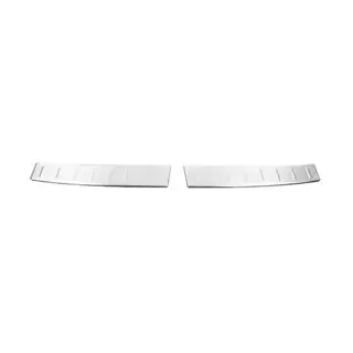 Rear bumper protector HB (2 pcs, stainless steel) photo 2