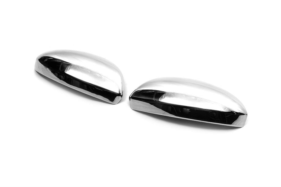 Renault Clio V 2019- Mirror Covers (2 pcs, Stainless Steel) Photo 3