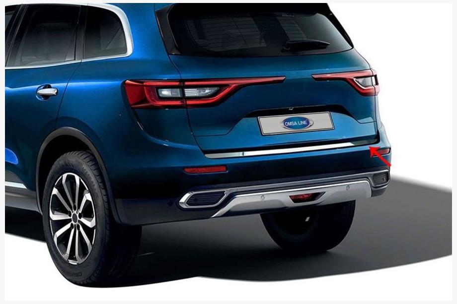 Renault Koleos 2016-2024 Trunk trim stainless steel Image