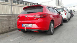 Seat Leon 2013-2020 Rear bumper cover (primed for painting) photo 1