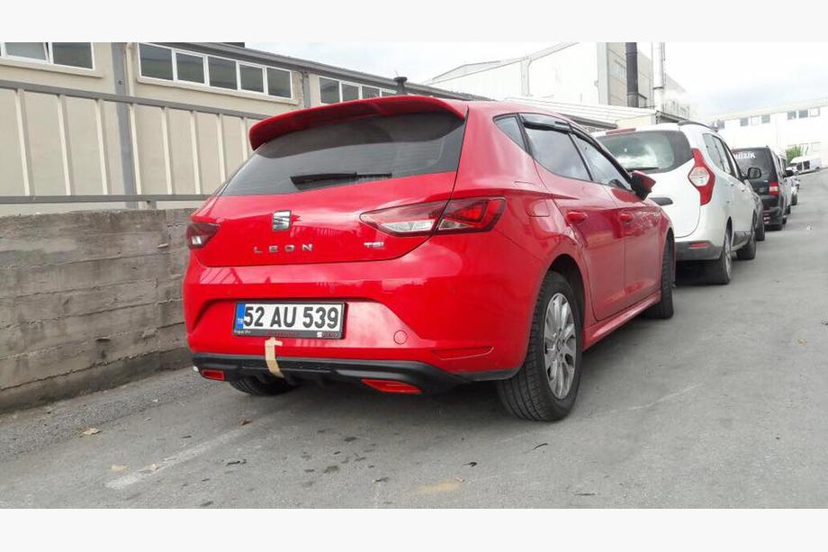 Seat Leon 2013-2020 Rear bumper cover (primed for painting) Image