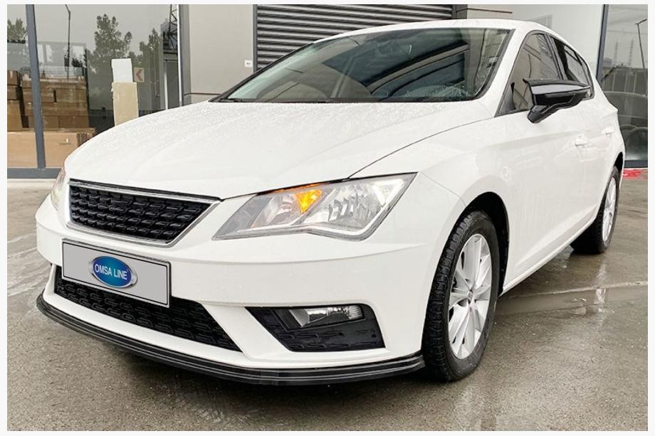 Seat Leon 2013-2020 Front lip 2017-2020 (black) Image
