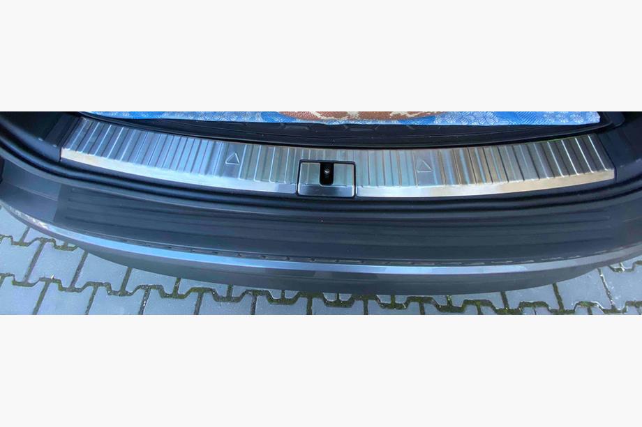 Skoda Kodiaq 2016-2023 Rear bumper sill cover OmsaLine stainless steel Image