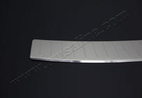 Skoda Rapid 2012-2019 Rear bumper protector OmsaLine (SW, stainless steel) photo 2