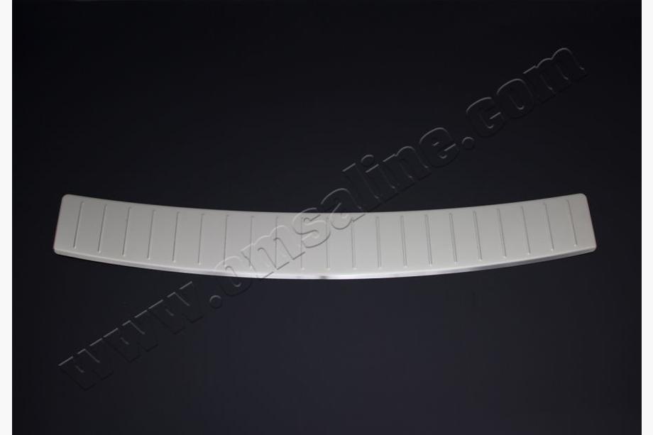 Skoda Rapid 2012-2019 Rear bumper protector OmsaLine (SW, stainless steel) Image