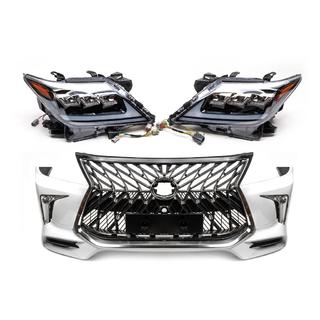 Mini Facelift Kit from 2008-2015 model to TRD Sport (bumper, headlights) Lexus LX570/450d 2008-2022 photo 4