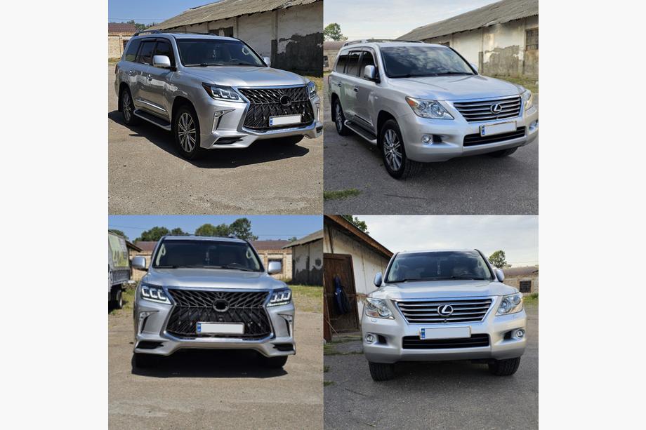 Lexus LX570/450d 2008-2022 Mini Facelift Kit from 2008-2015 model to TRD Sport (bumper, headlights) Image