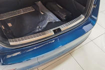 Skoda Scala 2018- Rear bumper sill protector OmsaLine (stainless steel) photo 1