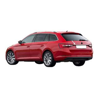 SW Rear License Plate Trim (Stainless Steel) Skoda Superb 2015-2024 photo 1