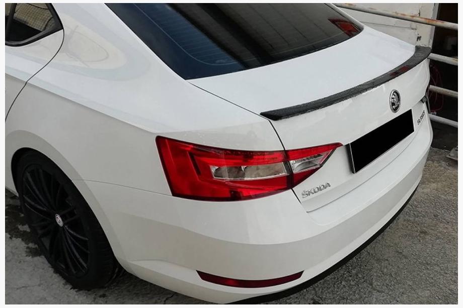 Skoda Superb 2015-2024 Lip Spoiler (Omsa, black) Image