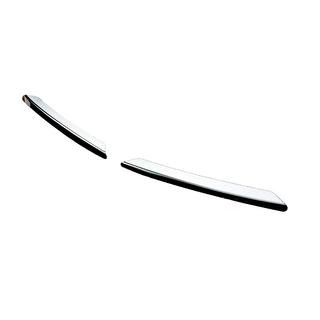 Stainless steel front bumper protectors (2009-2013, 2 pcs) Skoda Yeti 2009-2017 photo 3