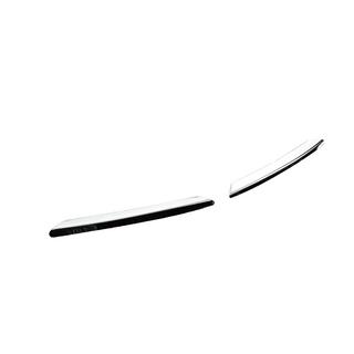Stainless steel front bumper protectors (2009-2013, 2 pcs) Skoda Yeti 2009-2017 photo 4