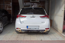 Toyota Auris 2012-2018 Rear bumper diffuser (2016-2018, primed for painting) photo 2