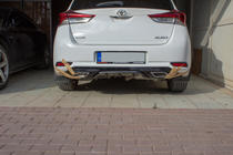 Toyota Auris 2012-2018 Rear bumper diffuser (2016-2018, primed for painting) photo 3