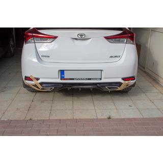 Rear bumper diffuser (2016-2018, primed for painting) Toyota Auris 2012-2018 photo 1
