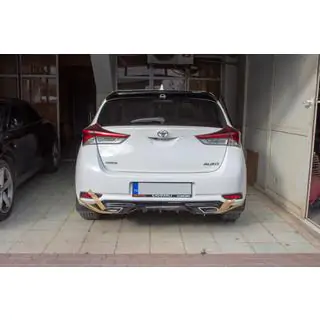Rear bumper diffuser (2016-2018, primed for painting) photo 2
