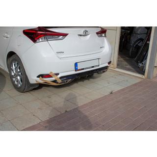 Rear bumper diffuser (2016-2018, primed for painting) Toyota Auris 2012-2018 photo 4