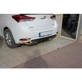 Rear bumper diffuser (2016-2018, primed for painting) photo 4