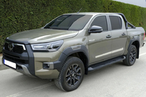 Toyota Hilux 2015- Molding Covers OmsaLine (4 pcs, Stainless Steel) photo 3