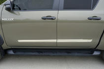 Toyota Hilux 2015- Molding Covers OmsaLine (4 pcs, Stainless Steel) photo 2
