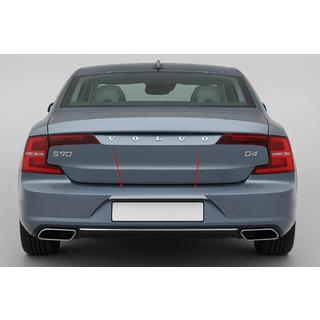 Chrome trim above license plate (for S90, stainless steel) photo 1