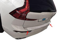 Volvo XC60 2017- Stainless Steel Rear Bumper Protector photo 1
