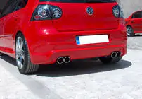 Volkswagen Golf 5 2003-2009 Rear bumper cover (primed for painting) photo 1