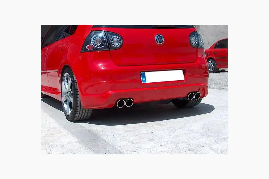 Volkswagen Golf 5 2003-2009 Rear bumper cover (primed for painting) Image
