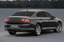 Volkswagen Passat B8 2015-2023 Chrome trim above license plate SD (OmsaLine, stainless steel) photo 1