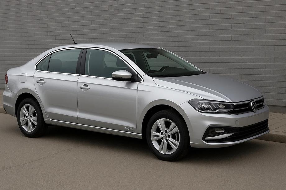 Volkswagen Polo 2017- Full window trim set (14 pcs, stainless steel) Photo 1