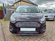 Ford Courier 2014-2023 Grille Covers Carmos (2018↗, 7 pcs, stainless steel) photo 1