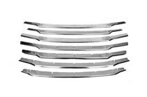 Ford Courier 2014-2023 Grille Covers Carmos (2018↗, 7 pcs, stainless steel) photo 2