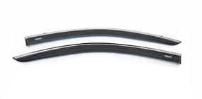 Dacia Lodgy 2012-2022 Window Deflectors with Chrome Trim (2 pcs, Niken) photo 1