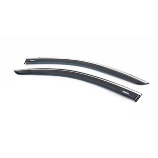 Window Deflectors with Chrome Trim (2 pcs, Niken) Dacia Lodgy 2012-2022 photo 2