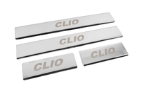 Renault Clio IV 2012-2019 Carmos Door Sill Protectors (4 pcs, Stainless Steel) photo 3