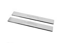 Fiat Fiorino/Qubo 2008-2024 Stainless Steel Door Sill Protectors Carmos V2 (2 pcs) photo 2