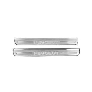 Door Sill Protectors Carmos V2 (2 pcs, Stainless Steel) Peugeot 307 2001-2008 photo 1