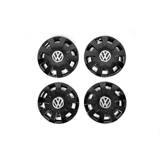 Black ABS Wheel Covers (1-piece, set of 4) photo 2