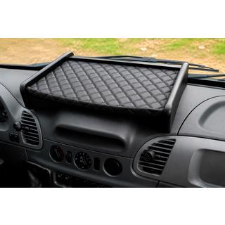Dashboard Shelf (2000-2006, Black with Black Stitching) Mercedes Sprinter W901/902/903/904/905 1995–2006 photo 1