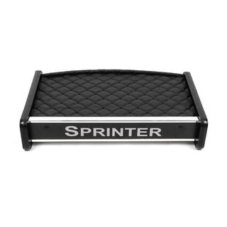 Dashboard Shelf (2000-2006, Black with Black Stitching) Mercedes Sprinter W901/902/903/904/905 1995–2006 photo 3