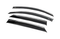 Hyundai Tucson TL 2016-2021 Window deflectors with chrome strip (4 pcs, Niken) photo 5