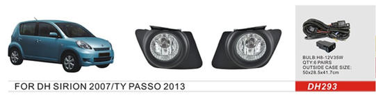 Daihatsu Sirion 2005-2015 Fog Light Kit photo 1