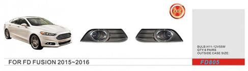 Ford Fusion 2012-2020 Fog Lights (2012-2017, Halogen) photo 1
