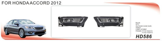 Honda Accord IX 2013-2017 Fog Lights (2012-2015, Halogen) photo 1