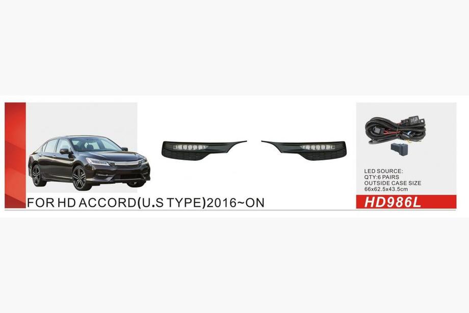 Honda Accord X 2017-2022 Fog Lights US-type (2017-2020, LED) Image